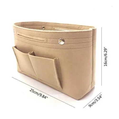 Women Insert Handbag Organiser Purse Felt liner Organizer Bag Travel Casual Home Storage Bags