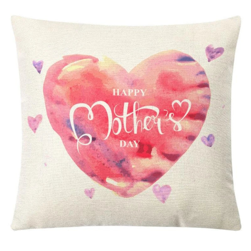 2024 New Valentines Day Linen Pillow Case Cartoon Bear Love Heart Printed Cushion Cover