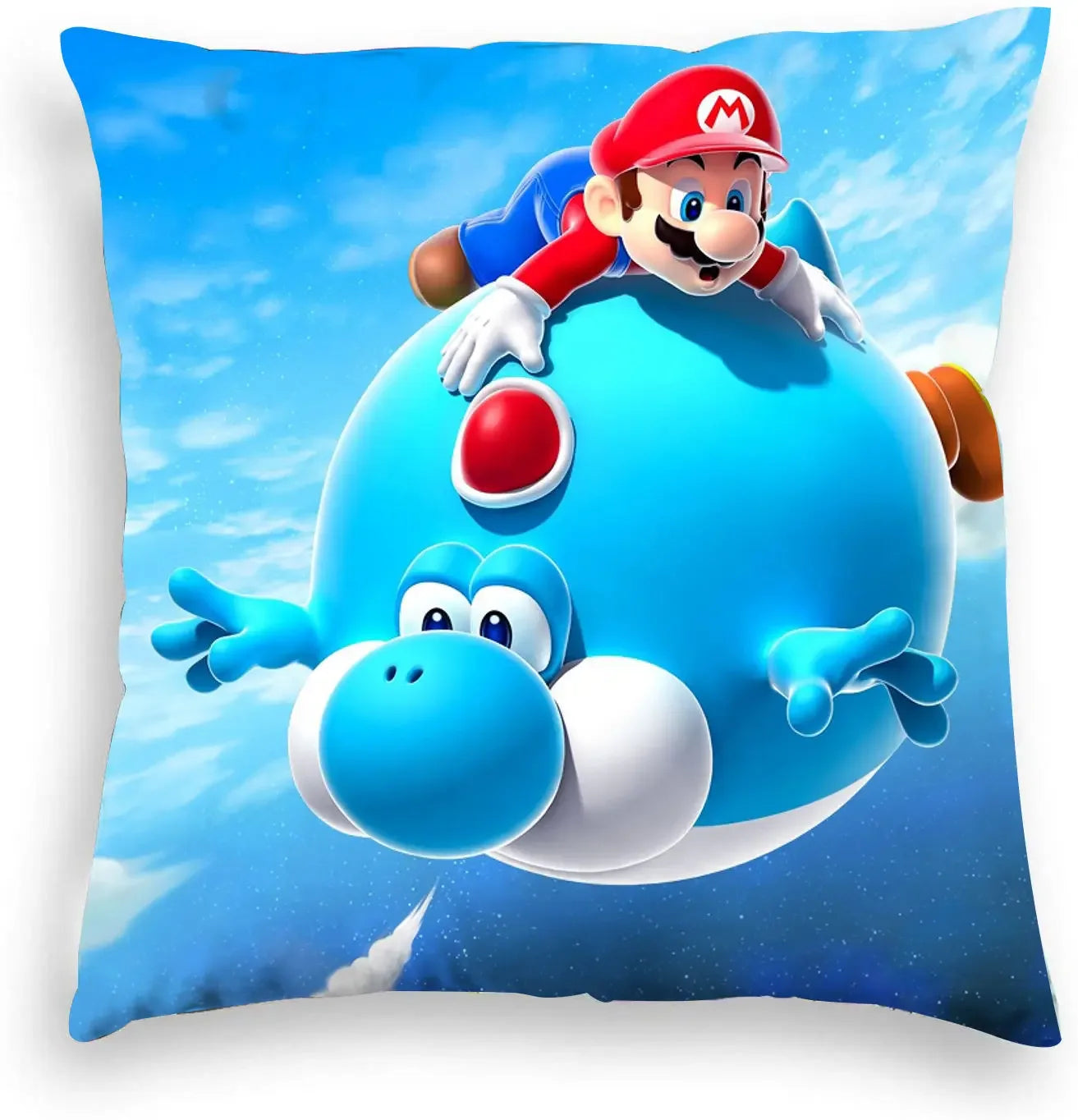 Super Mario Bros Cushion Cover 45x45cm Pillow Kawaii Anime Sofa Cases Throw Pillows Home Decoration Kids Gifts